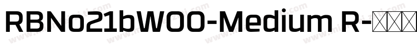 RBNo21bW00-Medium R字体转换